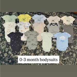 14-Piece Baby Boy Bodysuit Bundle 0–3M | Carter’s + Boutique